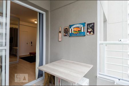 Varanda gourmet de kitnet/studio para alugar com 1 quarto, 37m² em Jardim do Mar, São Bernardo do Campo