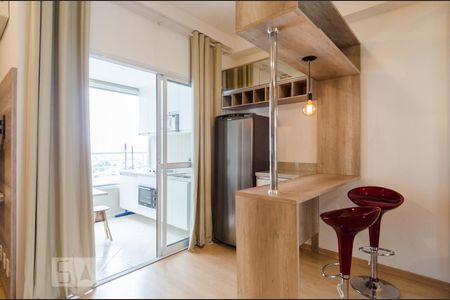 Cozinha de kitnet/studio para alugar com 1 quarto, 37m² em Jardim do Mar, São Bernardo do Campo