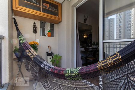 Varanda da Sala de apartamento para alugar com 2 quartos, 78m² em Jardim Parque Morumbi, São Paulo