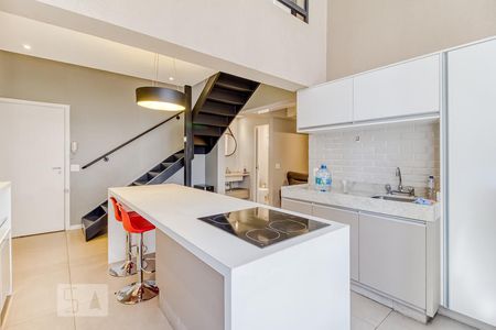 Cozinha de apartamento à venda com 1 quarto, 62m² em Vila Olímpia, São Paulo