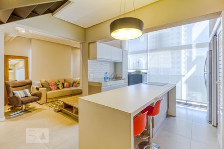 Sala de apartamento à venda com 1 quarto, 62m² em Vila Olímpia, São Paulo