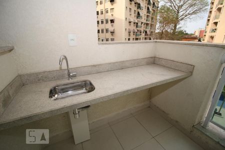 Varanda Gourmet de apartamento à venda com 3 quartos, 89m² em Pechincha, Rio de Janeiro