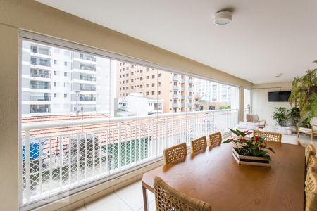 Varanda gourmet de apartamento à venda com 4 quartos, 240m² em Santo Antônio, São Caetano do Sul