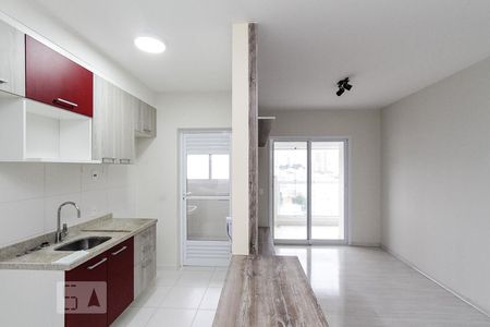 Sala e Cozinha de apartamento para alugar com 2 quartos, 64m² em Vila Gomes Cardim, São Paulo