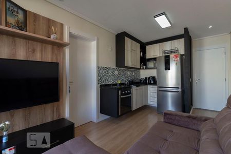 Sala/Cozinha de apartamento para alugar com 1 quarto, 37m² em Campos Elíseos, São Paulo