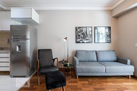 Apartamento para alugar com 62m², 1 quarto e 2 vagasSala