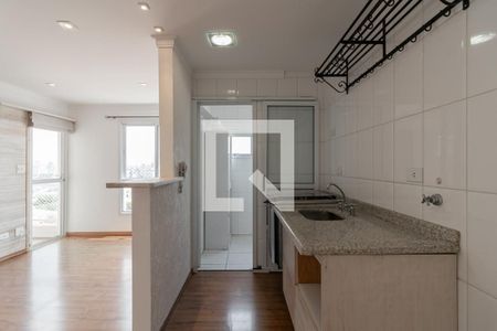 Cozinha de apartamento à venda com 1 quarto, 40m² em Mirandópolis, São Paulo