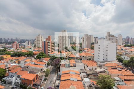 Vista Varanda Sala/Quarto de apartamento à venda com 1 quarto, 40m² em Mirandópolis, São Paulo