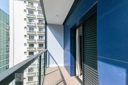 Varanda de kitnet/studio para alugar com 1 quarto, 34m² em Vila Olímpia, São Paulo