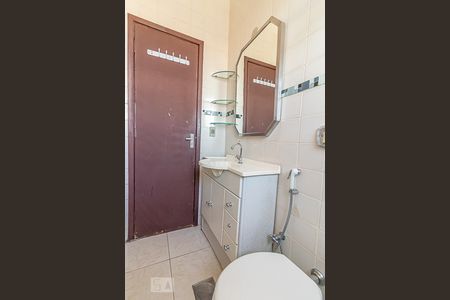 Banheiro de apartamento à venda com 2 quartos, 55m² em Sagrada Família, Belo Horizonte