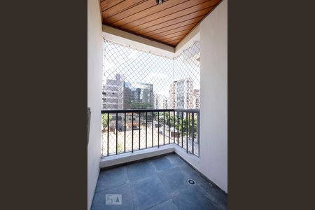 Sala - Varanda de apartamento para alugar com 1 quarto, 46m² em Jardim Paulista, São Paulo