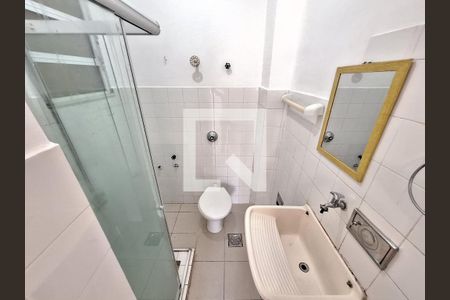 Banheiro de apartamento para alugar com 1 quarto, 23m² em Glória, Rio de Janeiro