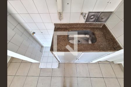 Cozinha de apartamento à venda com 1 quarto, 23m² em Glória, Rio de Janeiro