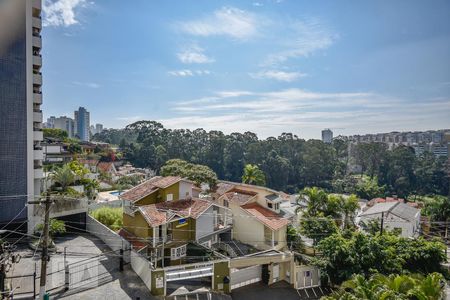 Vista da Sala de apartamento à venda com 1 quarto, 40m² em Paraíso do Morumbi, São Paulo