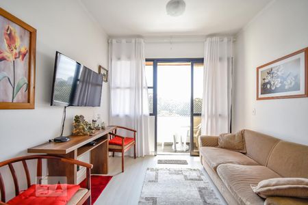 Sala de apartamento à venda com 1 quarto, 40m² em Paraíso do Morumbi, São Paulo