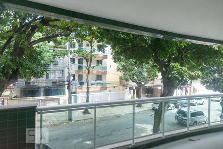 Vista da sala - Varanda de apartamento à venda com 3 quartos, 81m² em Vila Isabel, Rio de Janeiro