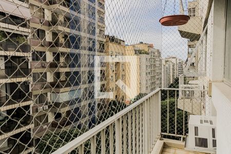 Varanda da Sala de apartamento para alugar com 2 quartos, 80m² em Copacabana, Rio de Janeiro