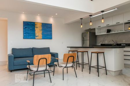 Sala 1 e Cozinha de apartamento à venda com 2 quartos, 135m² em Pinheiros, São Paulo