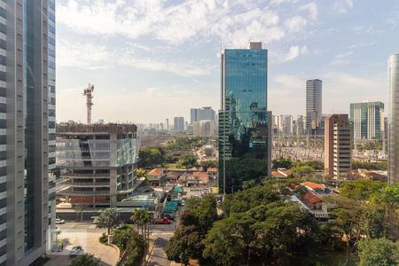 Vista da Suíte de apartamento à venda com 1 quarto, 55m² em Brooklin, São Paulo