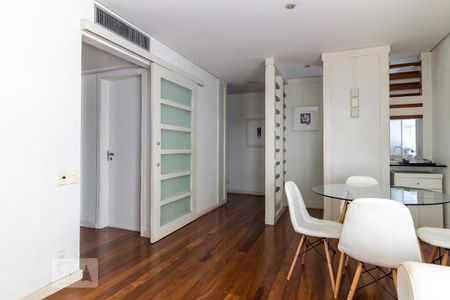 Sala de apartamento à venda com 1 quarto, 55m² em Brooklin, São Paulo