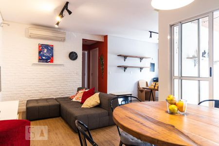 Sala de apartamento para alugar com 2 quartos, 82m² em Jardim Caravelas, São Paulo