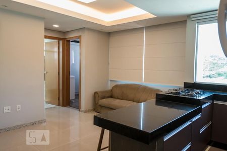 Sala de apartamento para alugar com 2 quartos, 107m² em Jardim Leblon, Belo Horizonte