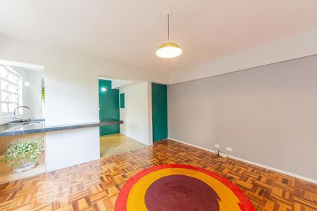 Sala de estar e jantar de apartamento para alugar com 2 quartos, 96m² em Pinheiros, São Paulo