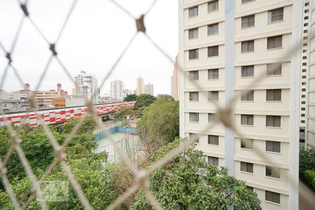 Vista sala de apartamento à venda com 1 quarto, 55m² em Mooca, São Paulo