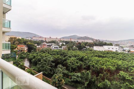 Vista Varanda Sala de apartamento para alugar com 1 quarto, 36m² em Taquara, Rio de Janeiro