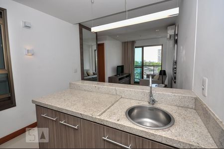 Cozinha de apartamento para alugar com 1 quarto, 35m² em Jacarepaguá, Rio de Janeiro