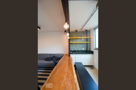 Detalhe Sala de apartamento à venda com 1 quarto, 69m² em Luxemburgo, Belo Horizonte