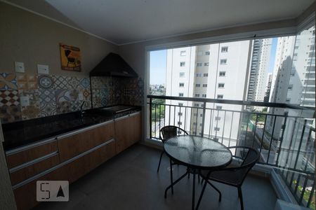 Varanda gourmet de kitnet/studio para alugar com 1 quarto, 38m² em Jardim Flor da Montanha, Guarulhos