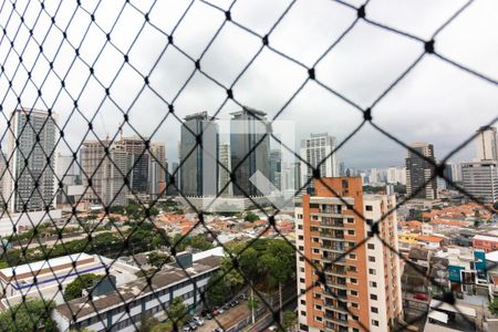 Varanda, vista de apartamento à venda com 2 quartos, 50m² em Chácara Santo Antônio (zona Sul), São Paulo