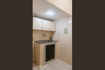 Cozinha de kitnet/studio para alugar com 1 quarto, 28m² em Glória, Rio de Janeiro