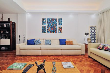 Sala. de apartamento para alugar com 3 quartos, 180m² em Copacabana, Rio de Janeiro