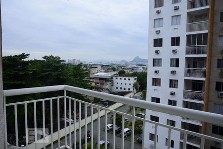 Varanda da Sala de apartamento para alugar com 2 quartos, 48m² em Anil, Rio de Janeiro