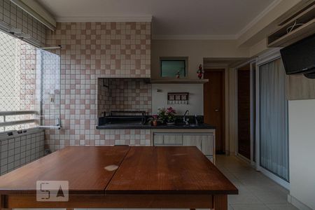 Varanda Gourmet de apartamento à venda com 3 quartos, 134m² em Olímpico, São Caetano do Sul