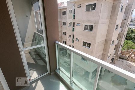 Sacada Gourmet de apartamento para alugar com 1 quarto, 48m² em Praia Comprida, São José