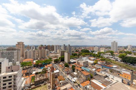 Vista da sala de apartamento à venda com 1 quarto, 45m² em Bosque, Campinas