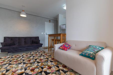 Sala de apartamento à venda com 1 quarto, 45m² em Bosque, Campinas