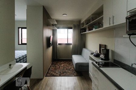 Sala de Cozinha de kitnet/studio para alugar com 1 quarto, 26m² em Tatuapé, São Paulo