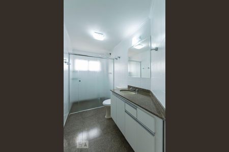 Banheiro social de apartamento para alugar com 3 quartos, 120m² em Vila Santo Estéfano, São Paulo