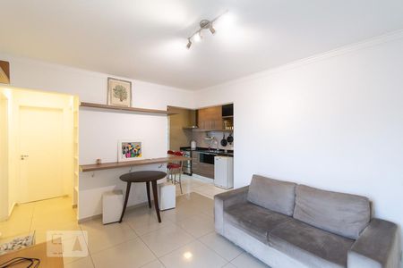 Sala de apartamento à venda com 2 quartos, 65m² em Santo Amaro, São Paulo