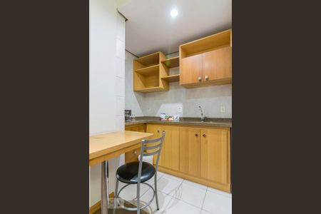 Cozinha de apartamento à venda com 1 quarto, 44m² em Centro, Santo André