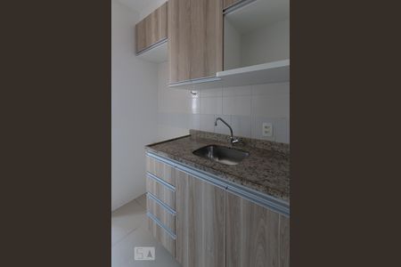 Cozinha de apartamento para alugar com 2 quartos, 55m² em Mansões Santo Antônio, Campinas