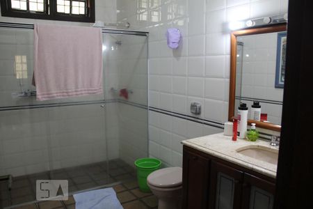 Banheiro de casa de condomínio à venda com 5 quartos, 600m² em Jardim Colônia, Jundiaí