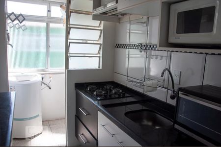 Cozinha e Área de Serviço de apartamento à venda com 1 quarto, 39m² em Cristal, Porto Alegre