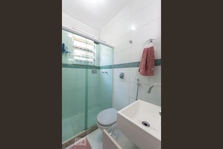 Banheiro da Suíte de kitnet/studio à venda com 1 quarto, 50m² em Tijuca, Rio de Janeiro