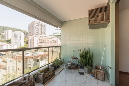 Varanda de apartamento à venda com 2 quartos, 94m² em Laranjeiras, Rio de Janeiro