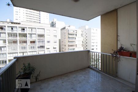 Varanda de apartamento para alugar com 3 quartos, 218m² em Higienópolis, São Paulo